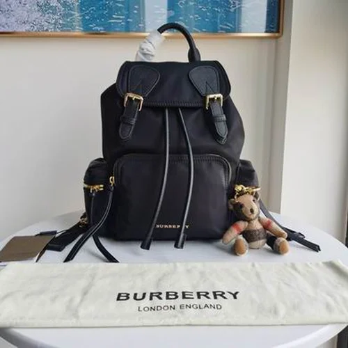 Burberry Original Backpack Large Check Canvas Authentic Luxury