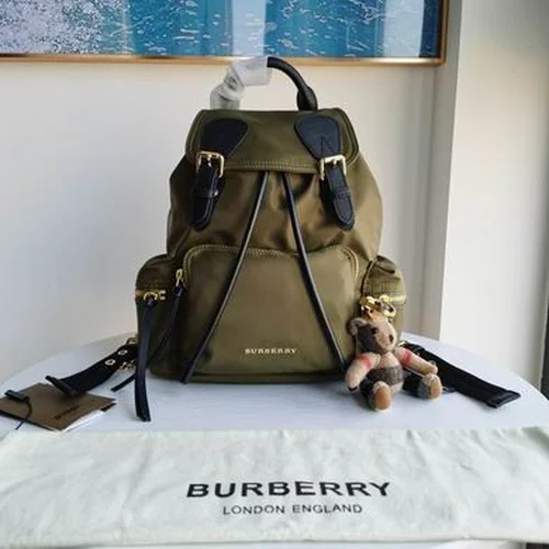 Burberry Original Backpack Large Check Canvas Authentic Luxury