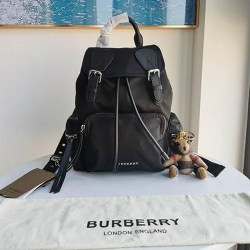 Burberry Original Backpack Large Check Canvas Authentic Luxury
