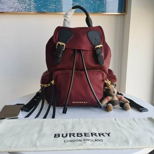 Burberry Original Backpack Large Check Canvas Authentic Luxury