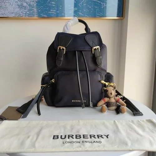Burberry Original Backpack Large Check Canvas Authentic Luxury
