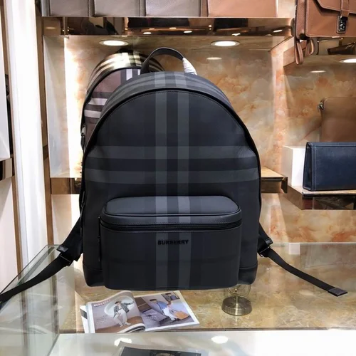 Burberry Original Backpack Large Check Canvas Authentic Luxury