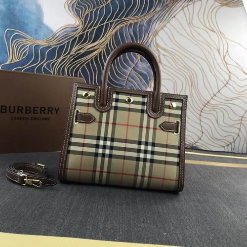 11 Burberry Women's Handbag Medium Check Shoulder Luxury Designer