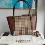 11 Burberry Women's Handbag Check Pattern Luxury Designer Collection