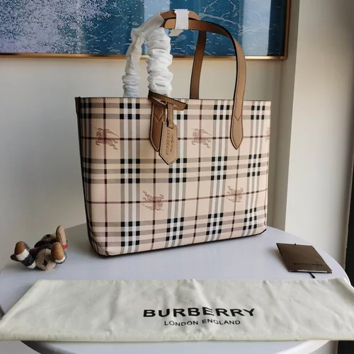11 Burberry Women's Handbag Check Pattern Luxury Designer Collection