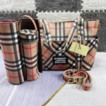11 Burberry Mummy Diaper Bag Large Check Canvas Women Luxury