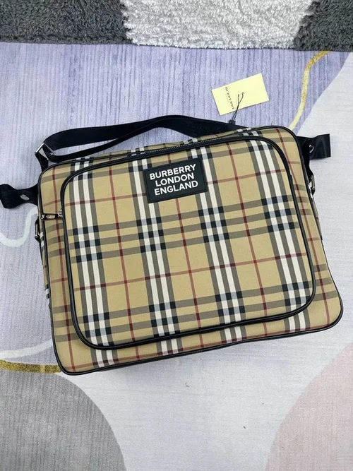 11 Burberry Mummy Diaper Bag Large Check Canvas Women Luxury