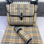 11 Burberry Mummy Diaper Bag Large Check Canvas Women Luxury