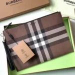 11 Burberry Women's Handbag Check Canvas Large Luxury Designer