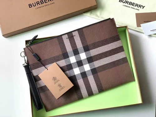 11 Burberry Women's Handbag Check Canvas Large Luxury Designer
