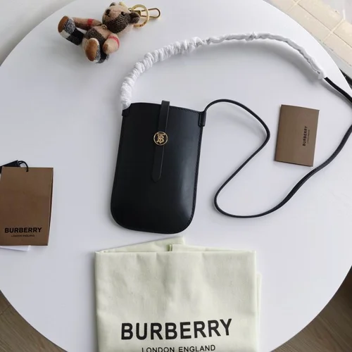 Burberry Original Cell Phone Bag Authentic Mini Check Luxury