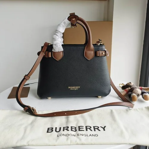 Burberry Original Large Tote Bag Authentic Check Canvas Luxury