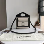 11 Burberry Large Tote Bag Check Canvas Women Luxury Shopping