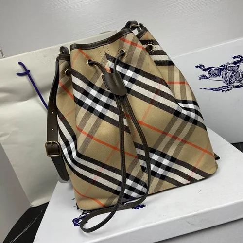 11 Burberry Bucket Bag Small Drawstring Women Luxury Check