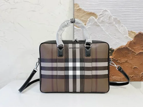 11 Burberry Men's Designer Bags Check Leather Luxury Collection