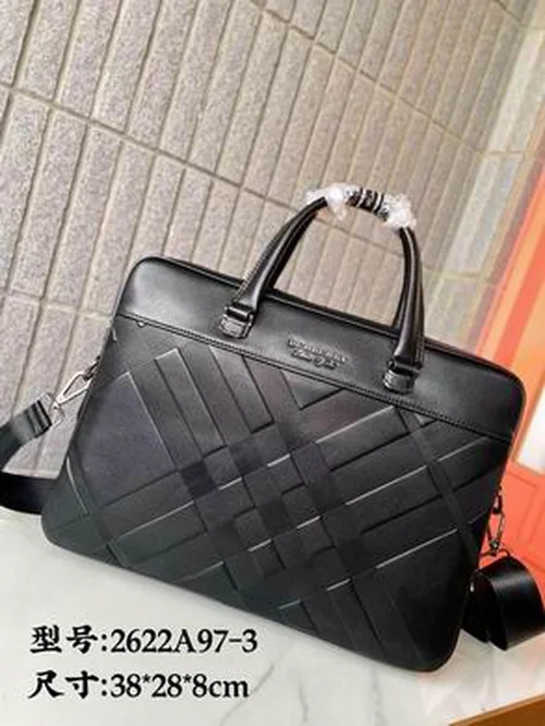 11 Burberry Men's Designer Bags Check Leather Luxury Collection