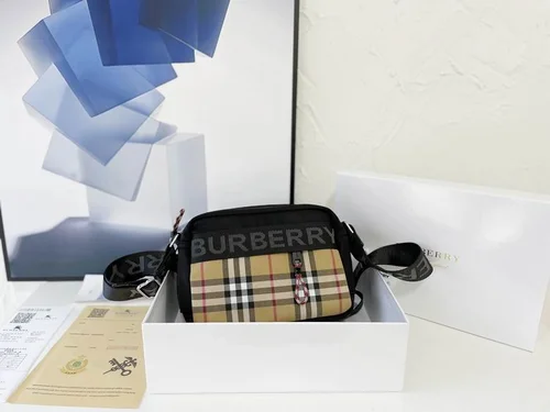 11 Burberry Men's Designer Bags Check Leather Luxury Collection