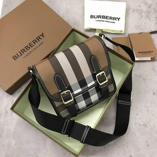 11 Burberry Men's Designer Bags Check Leather Luxury Collection