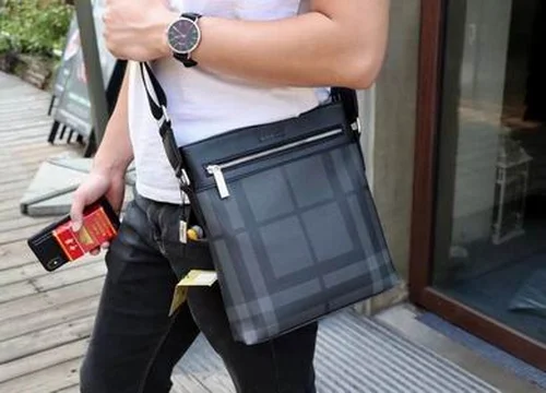 11 Burberry Men's Designer Bags Check Leather Luxury Collection