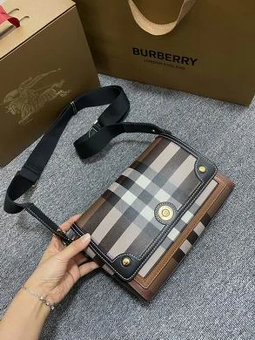 11 Burberry Men's Designer Bags Check Leather Luxury Collection