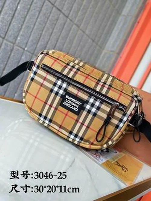 11 Burberry Men's Designer Bags Check Leather Luxury Collection