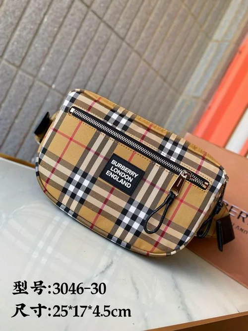 11 Burberry Men's Designer Bags Check Leather Luxury Collection