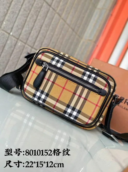 11 Burberry Men's Designer Bags Check Leather Luxury Collection