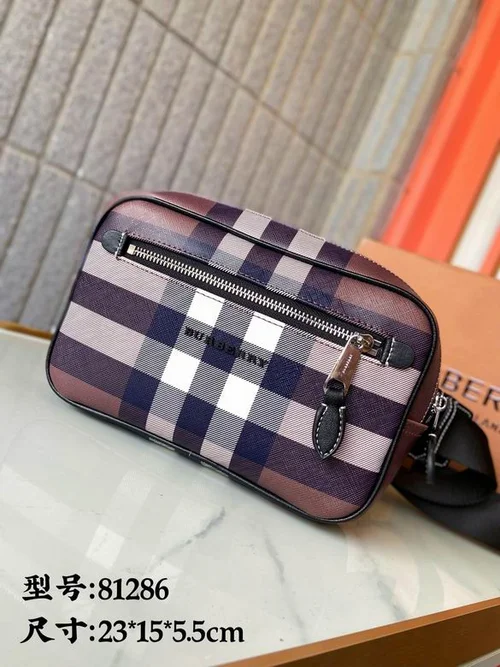 11 Burberry Men's Designer Bags Check Leather Luxury Collection
