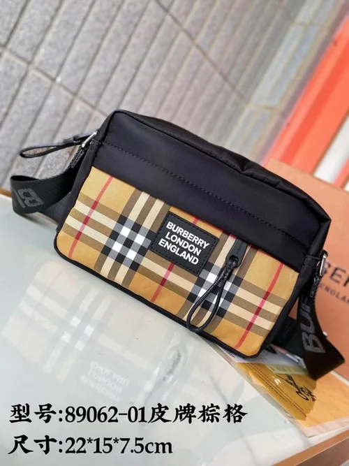 11 Burberry Men's Designer Bags Check Leather Luxury Collection