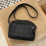 Burberry Original Men's Shoulder Bag Authentic Check Luxury