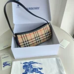 Burberry Original Underarm Pouch Authentic Check Luxury Mini