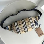 Burberry Pocket Detail Shoulder Bag Original Authentic Luxury