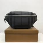 Burberry Pocket Detail Shoulder Bag Original Authentic Luxury