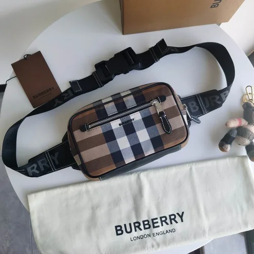 Burberry Pocket Detail Shoulder Bag Original Authentic Luxury