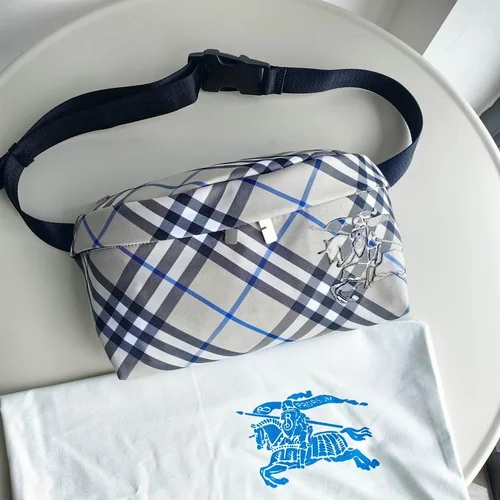 Burberry Pocket Detail Shoulder Bag Original Authentic Luxury