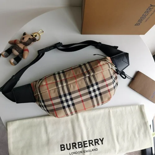 Burberry Pocket Detail Shoulder Bag Original Authentic Luxury