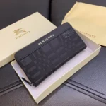 11 Burberry Women's Wallet Check Pattern Luxury Leather Designer