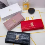 11 Burberry Women's Wallet Check Pattern Luxury Leather Designer