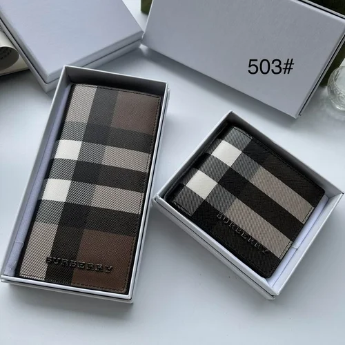 11 Burberry Women's Wallet Check Pattern Luxury Leather Designer