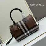 11 Burberry Bowling Check Shoulder Bag Women Luxury Designer