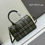 11 Burberry Bowling Check Shoulder Bag Women Luxury Designer