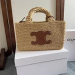 Celine Original Large Tote Bag Authentic Triomphe Canvas Luxury