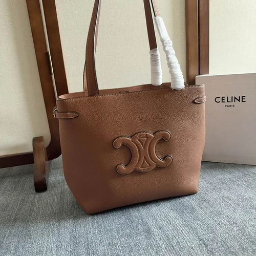 Celine Original Large Tote Bag Authentic Triomphe Canvas Luxury