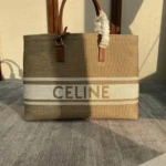 Celine Original Large Tote Bag Authentic Triomphe Canvas Luxury