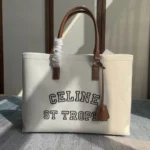 Celine Original Large Tote Bag Authentic Triomphe Canvas Luxury