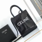 Celine Original Large Tote Bag Authentic Triomphe Canvas Luxury