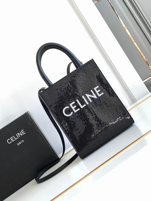 Celine Original Large Tote Bag Authentic Triomphe Canvas Luxury