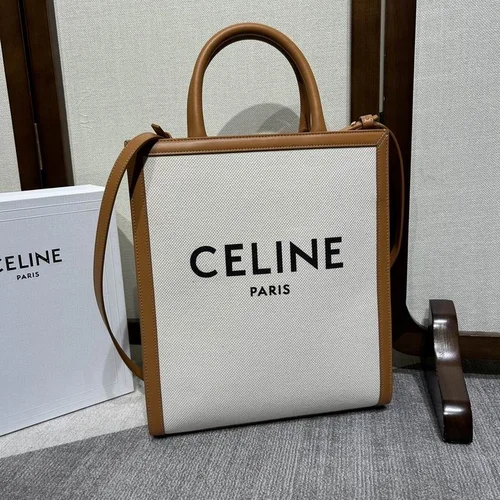 Celine Original Large Tote Bag Authentic Triomphe Canvas Luxury