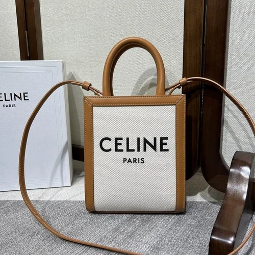 Celine Original Large Tote Bag Authentic Triomphe Canvas Luxury