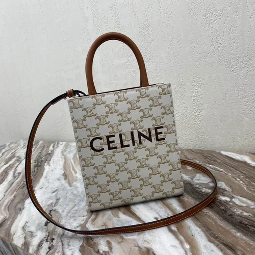 Celine Original Large Tote Bag Authentic Triomphe Canvas Luxury